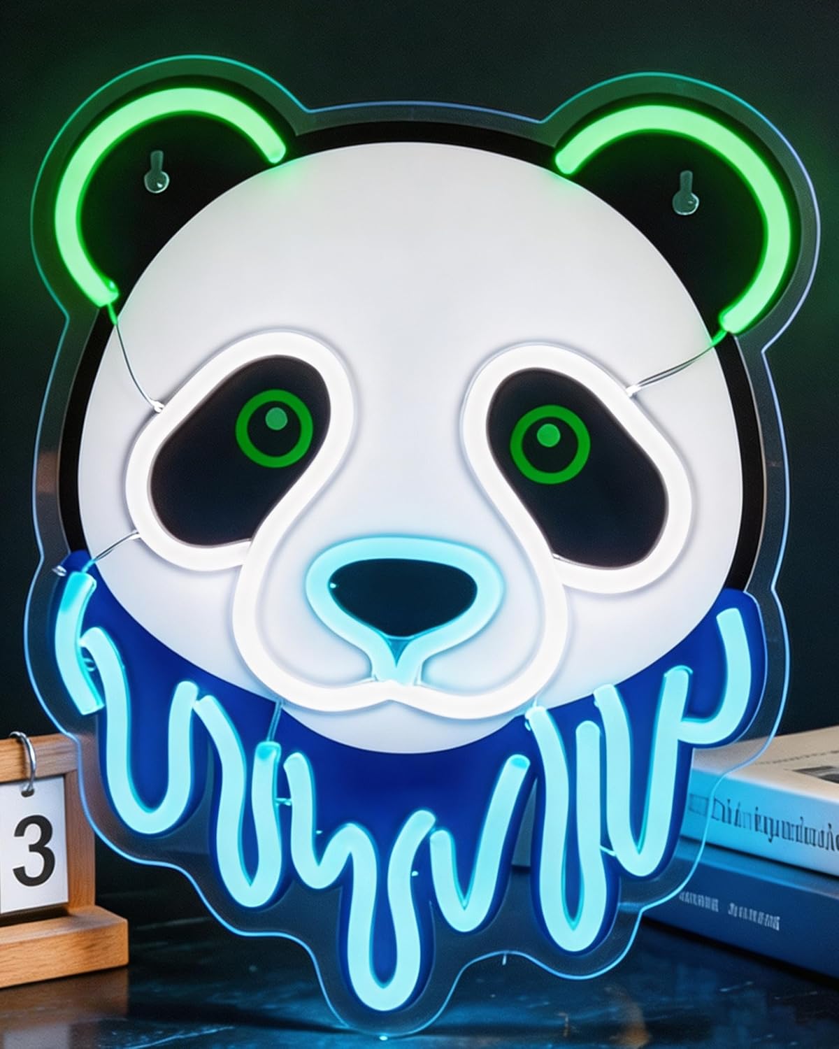 Zoo Party Games - Panda LED Neonowy Znak Świetlny USB